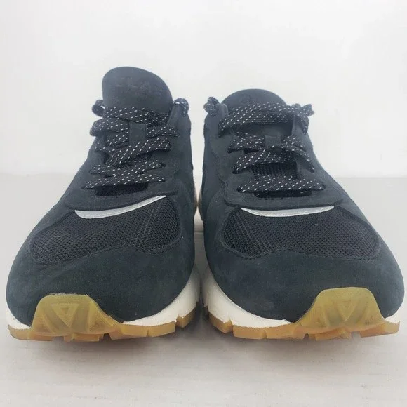 Clae Edwin Microgray Vibram Mens Premium Casual Sneakers Black Size 8.5 - Picture 5 of 14